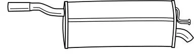 Rear Muffler (11607)
