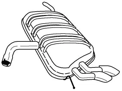 Rear Muffler (10657)