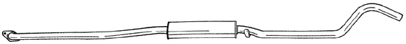 Centre Muffler (40420)