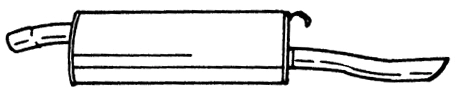 Rear Muffler (40651)
