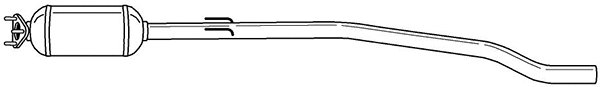 Soot/Particulate Filter, exhaust system (41455)
