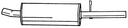 Rear Muffler (40625)