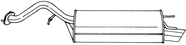 Rear Muffler (65656)