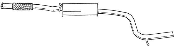 Centre Muffler (25482)