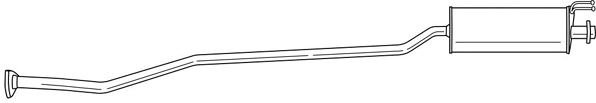 Centre Muffler (23445)