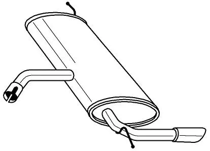 Rear Muffler (22630)