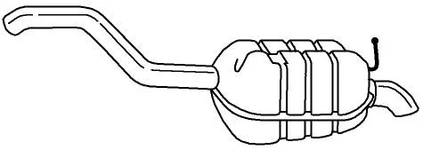 Rear Muffler (61626)