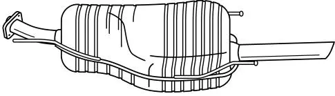 Rear Muffler (41612)