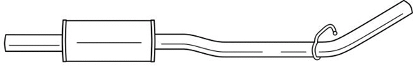 Centre Muffler (50497)