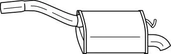 Rear Muffler (26616)