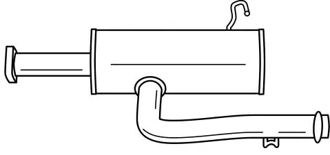Centre Muffler (50498)