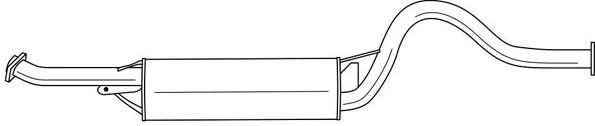 Rear Muffler (37615)