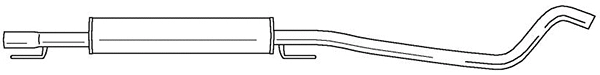 Centre Muffler (41451)