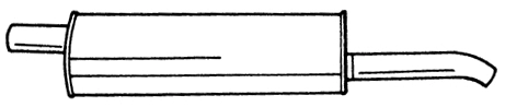 Rear Muffler (40666)