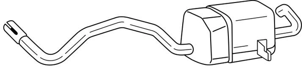 Rear Muffler (49630)