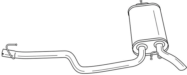 Rear Muffler (35634)
