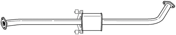 Centre Muffler (24433)