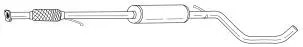 Centre Muffler (12436)