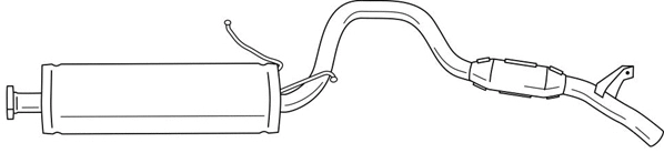 Rear Muffler (70628)