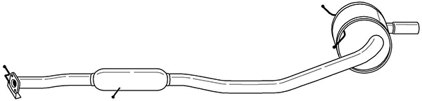 Rear Muffler (34619)
