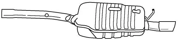 Rear Muffler (10663)