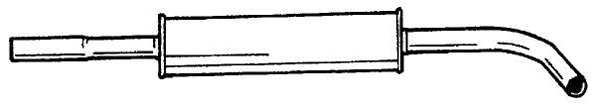 Centre Muffler (22409)