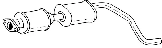 Centre Muffler (13402)