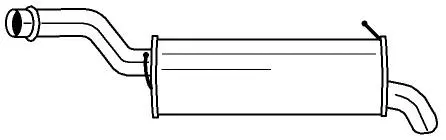 Rear Muffler (46624)