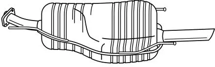 Rear Muffler (40643)