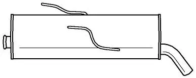 Rear Muffler (45603)