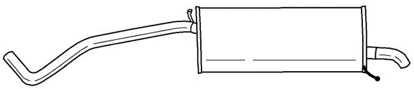 Rear Muffler (22649)