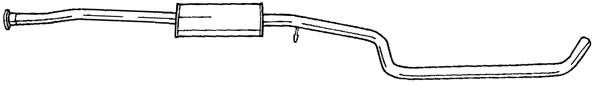 Centre Muffler (25419)