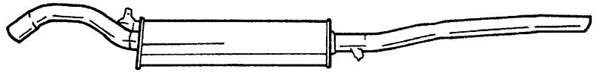 Rear Muffler (22608)