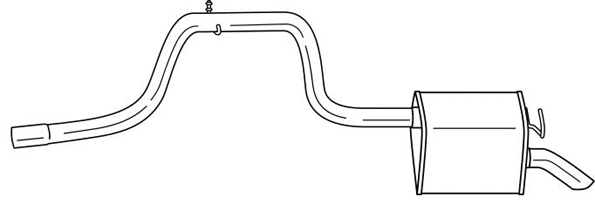 Rear Muffler (26618)