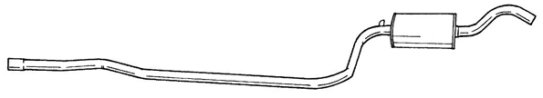 Centre Muffler (25431)
