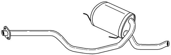 Centre Muffler (45449)