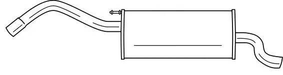 Rear Muffler (26634)