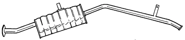 Rear Muffler (70609)