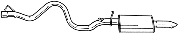 Rear Muffler (32604)