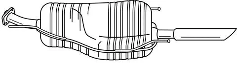 Rear Muffler (41603)