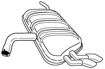 Rear Muffler (22644)