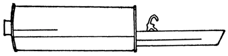 Rear Muffler (50615)