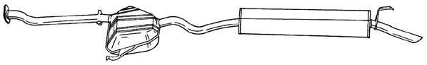 Rear Muffler (16640)