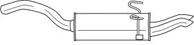 Rear Muffler (13616)