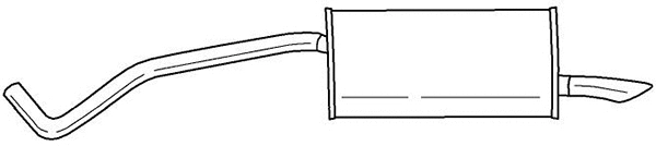 Rear Muffler (60630)