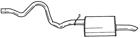 Rear Muffler (32610)