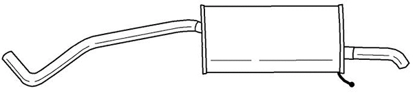 Rear Muffler (22648)
