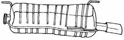 Rear Muffler (45631)