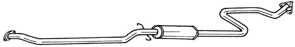 Centre Muffler (23401)