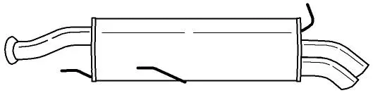 Rear Muffler (46604)